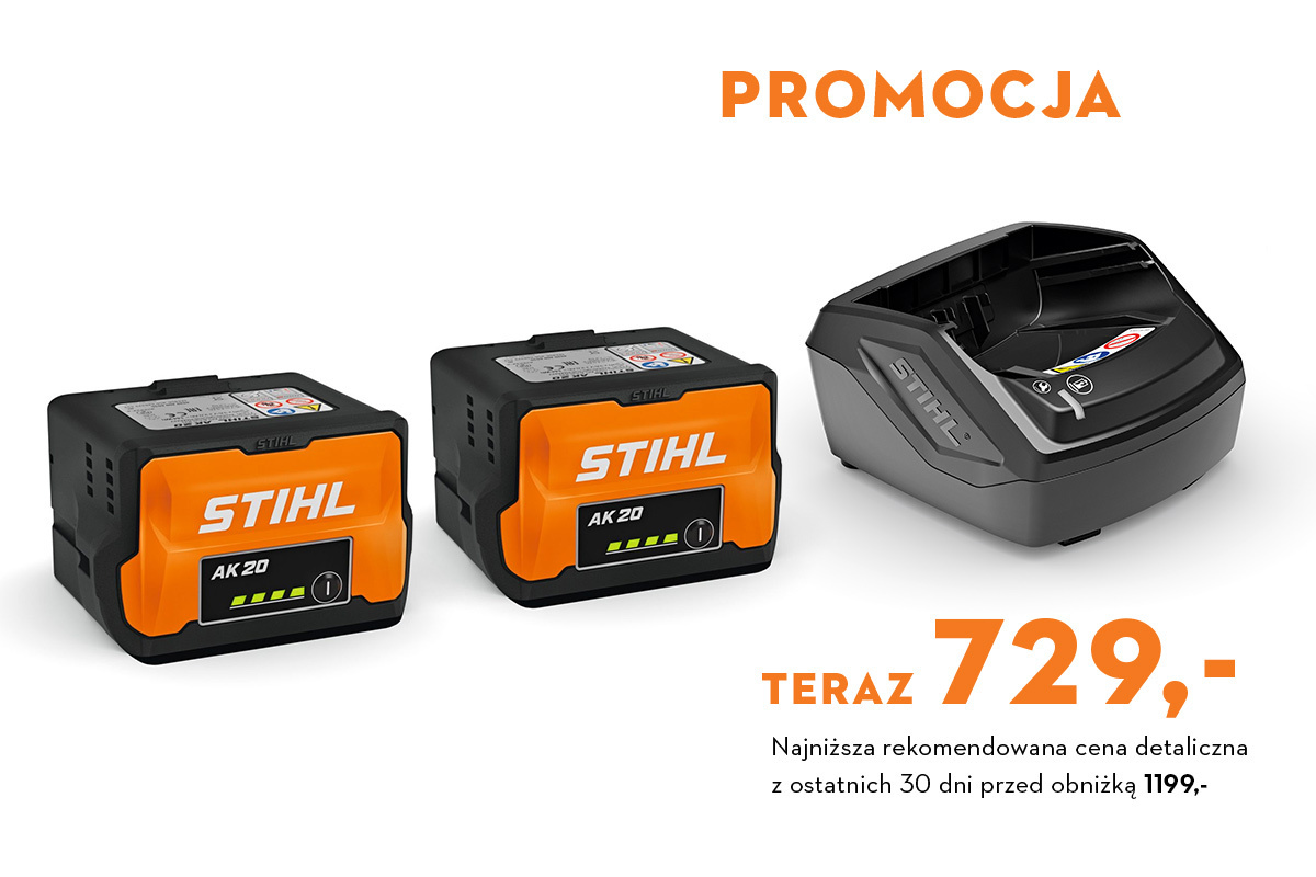 Zestaw startowy z akumulatorem 2 x AK 20 i ładowarką AL 101