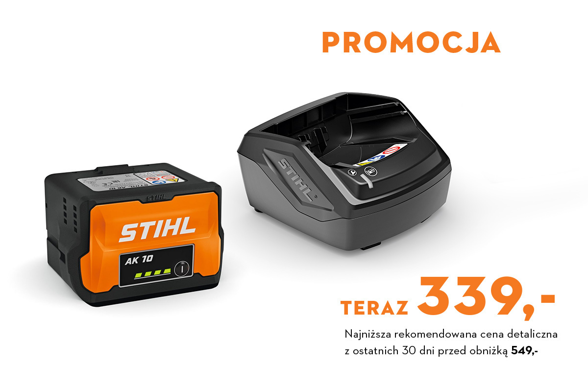 Zestaw startowy z akumulatorem AK 10 i ładowarką AL 101