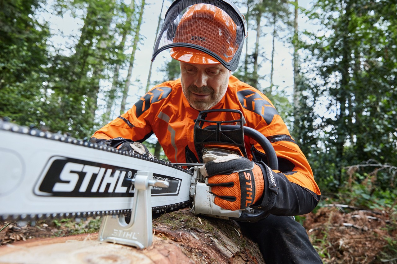 Piła łańcuchowa STIHL Rapid HEXA ostrzona za pomocą pilnika 6-kątnego